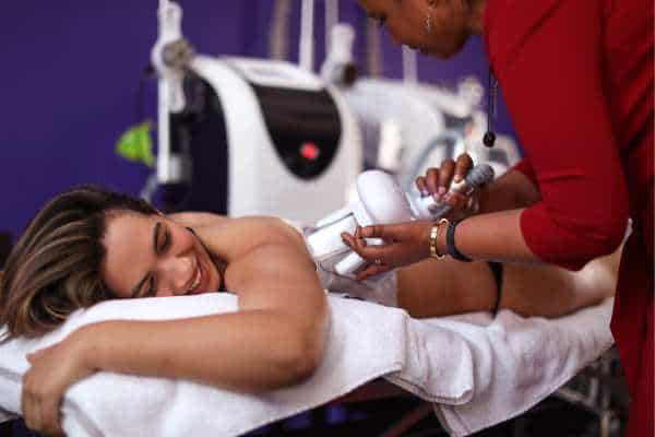 Book your Shoulder Toning Treatment Busby today!