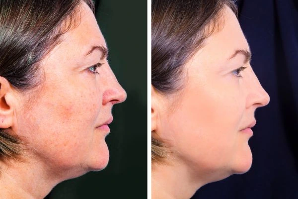 Neck Lifting Treatment Busby and shaping with Aqualyx!